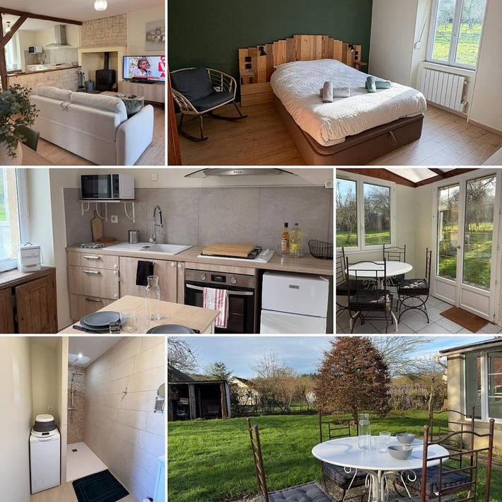 Location de vacances pour 4 personnes, avec jardin et terrasse dans Montgaroult