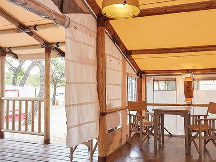 Camping Solaris Amadria Park Šibenik - Canvas and wooden tent 5 persons - Safari Tent | 2 Ch. | 4/5 Pers. | Clim. in Šibenik, Šibenik-Knin