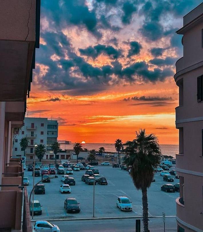 Ferienwohnung für 4 Personen, mit Balkon und Ausblick in Trapani