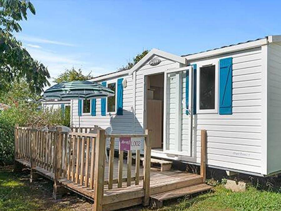 Camping La Dune Blanche - Mobilhome 6 personas - Mobil-home | Clásico | 3 Dormitorios | 6 Pers. | Terraza elevada descubierta | 1 baño in Camiers, Montreuil und Umgebung