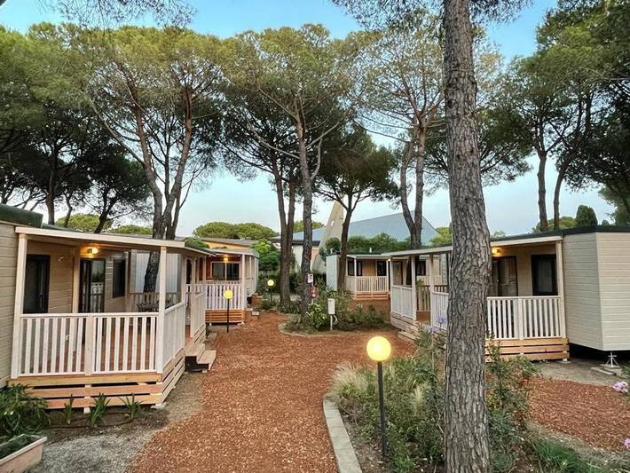 Camping für 5 Personen, mit Terrasse und Kinderpool sowie Pool in Bibbona - 4