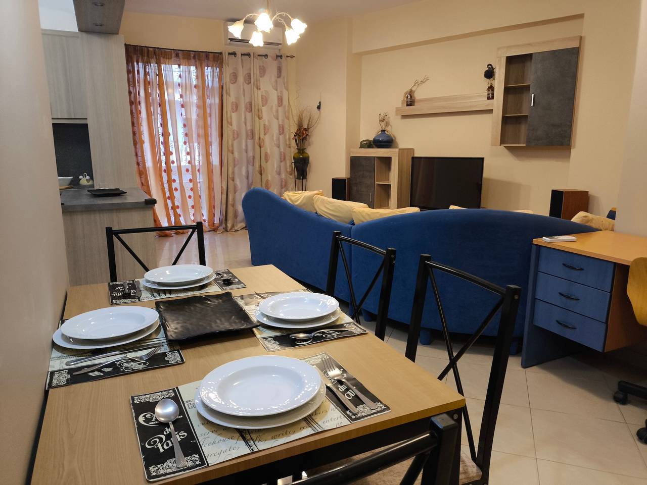 Entire apartment, Odysseas Nea Chora Apartment with Sea View, Wi-Fi and Air Conditioning in Chania region