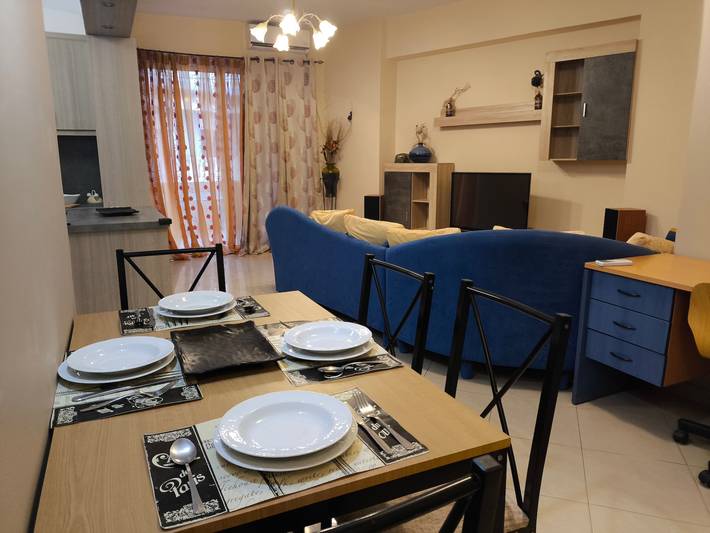 Apartamento entero, Apartamento 'Odysseas Nea Chora' con vistas al mar, Wi-Fi y aire acondicionado in Region de Chania