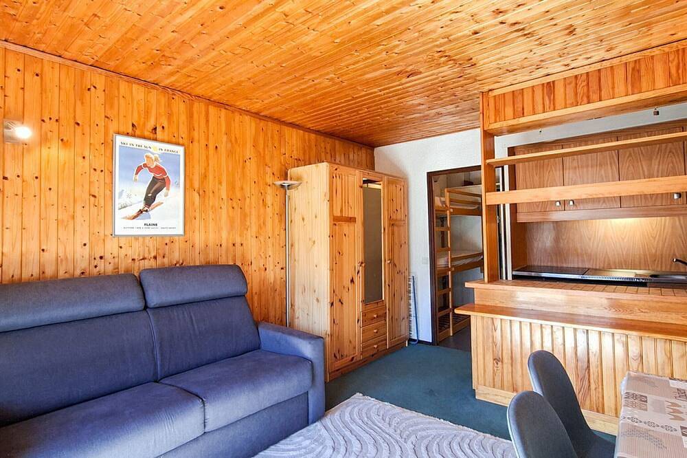 Ganze Wohnung, Komfortables Studio in Flaine, Balkon, nahe Pisten in Flaine, Arâches-la-Frasse