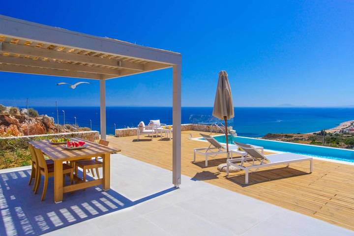 Villa pour 3 personnes, avec piscine et terrasse dans Skala - 4