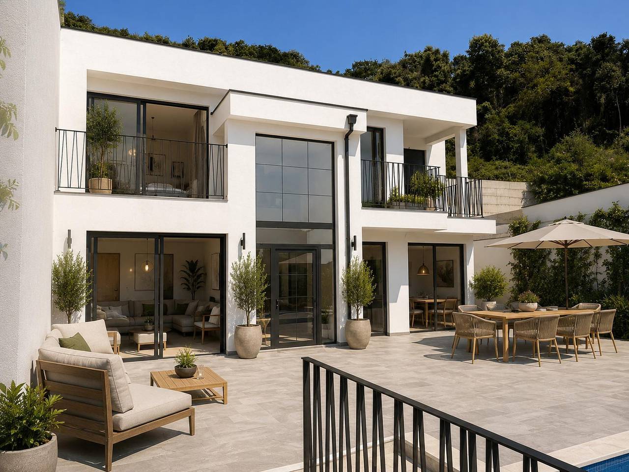 Elegante Ferienvilla für 8 Personen in Kunje in Montenegro Coast