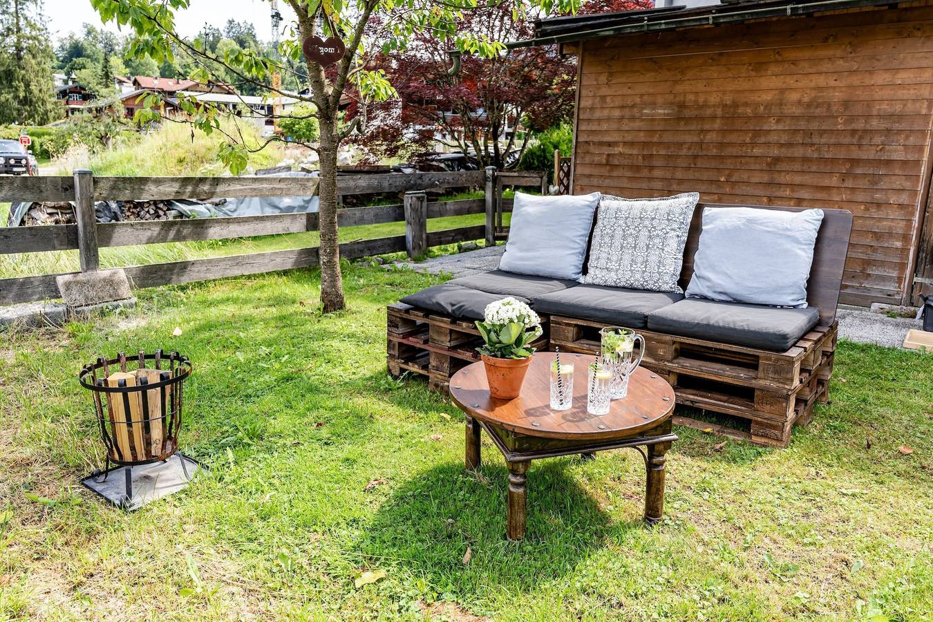 Ganze Ferienwohnung, Ferienwohnung Justine - Fewo Justine, 80qm bis 4 Personen, 2 getrennte Schlafzimmer, großem Balkon und Bergblick in Schönau am Königssee, Berchtesgadener Alpen