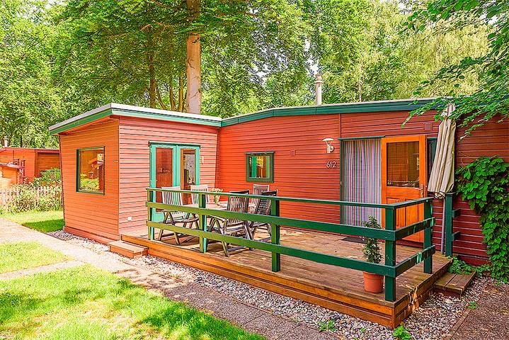 Ferienhaus für 5 Personen, mit Terrasse und Garten sowie Sauna
