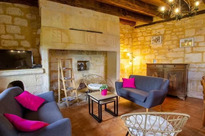 Gîte pour 6 personnes, avec jardin