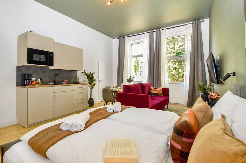 Apartamento entero, Luxurious penthouse | roof terrace/massage chair * Em-Apartments Deutschland in Bielefeld, Renania del Norte-Westfalia