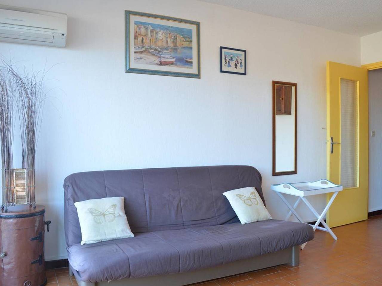 Apartamento entero, Estudio cabina para 4, cerca de la playa, aire acondicionado, parking in La Côte Vermeille, Banyuls-sur-Mer