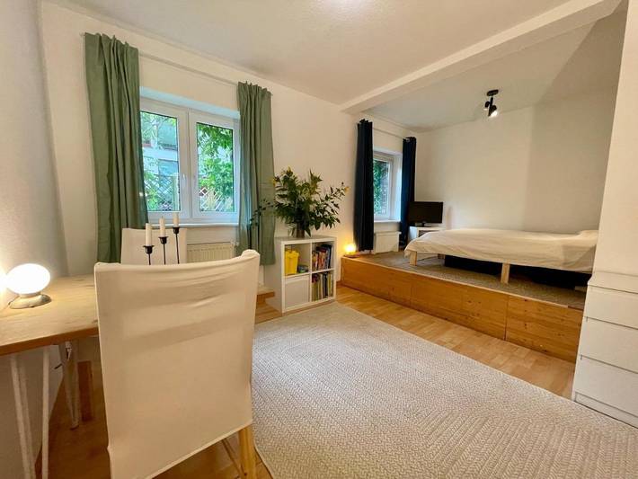 Ferienwohnung für 2 Personen, mit Terrasse und Garten