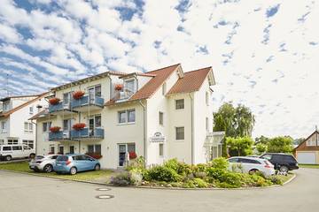 Pension für 4 Personen, mit Balkon/Terrasse und Terrasse am Bodensee