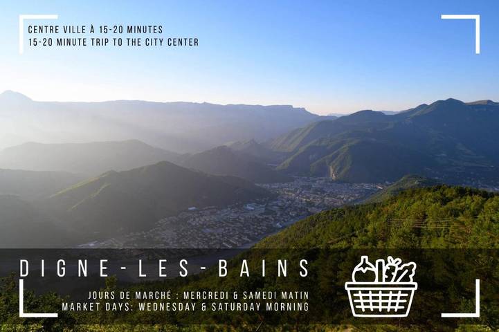 Location de vacances pour 2 personnes, avec jardin ainsi que piscine et bassin pour enfant, animaux acceptés dans Thermes de Digne les Bains - 4
