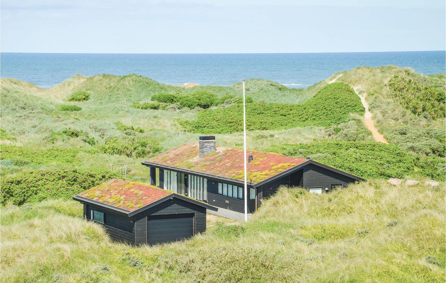 Ferienhaus für 5 Personen mit Terrasse in Løkken, Hjørring und Umgebung