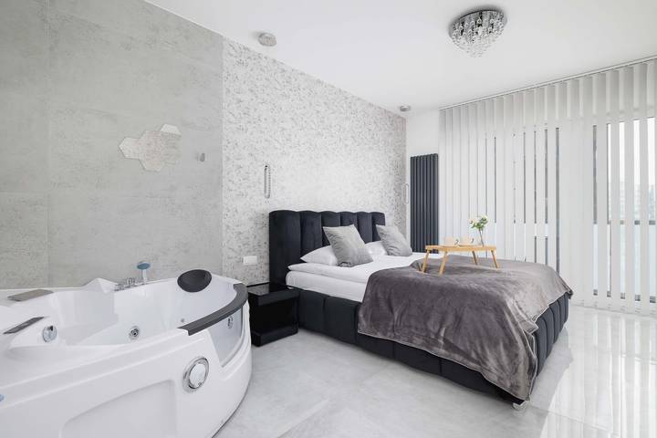 Studio dla 2 osób, z balkon, Dla rodziny w Katowice
