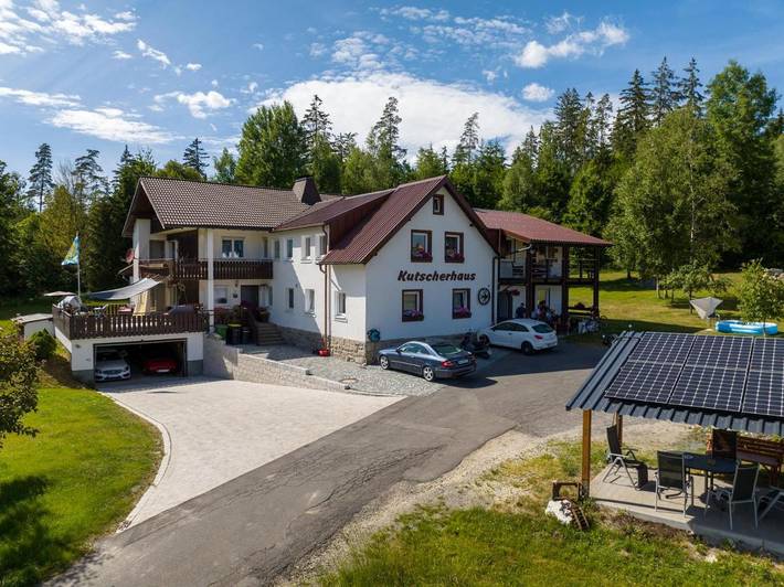 Ferienwohnung für 2 Personen, mit Terrasse und Garten sowie Ausblick in Nagel