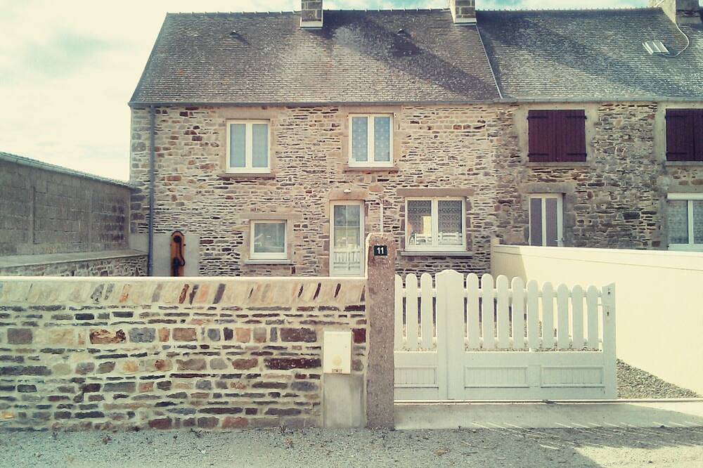 Familienferienhaus am Meer in Les Moitiers-d'Allonne, Côte de la Déroute