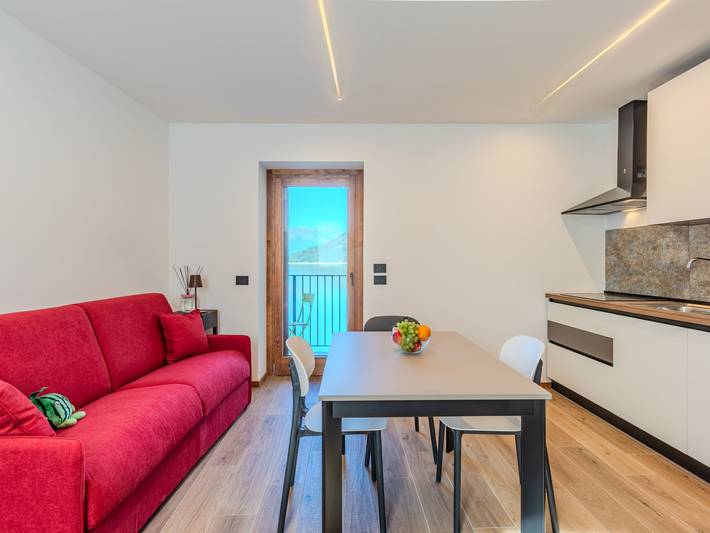 Ferienwohnung für 2 Personen, mit Balkon und Garten sowie Seeblick am Comer See - 2