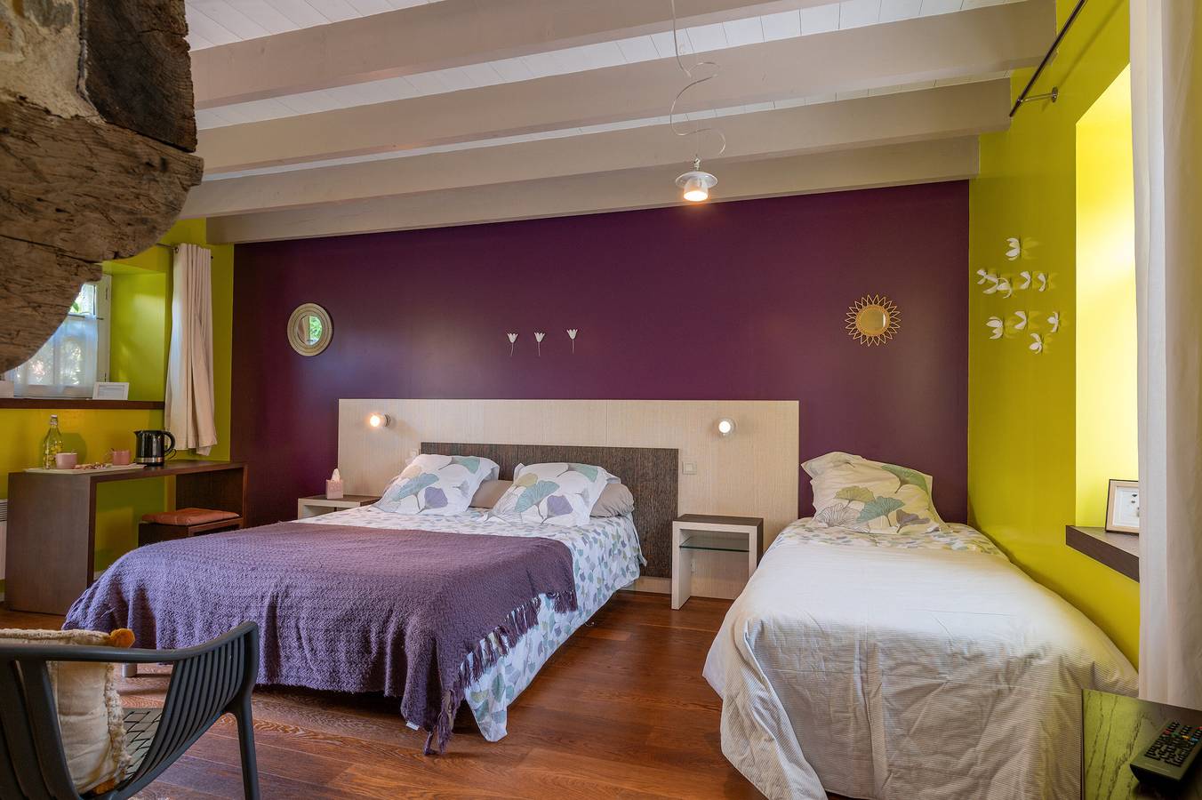 Studio entier, Studio 'Camélia Avec Petit Déjeuner' avec piscine partagée, terrasse partagée et Wi-Fi in Arzano, Région de Quimper