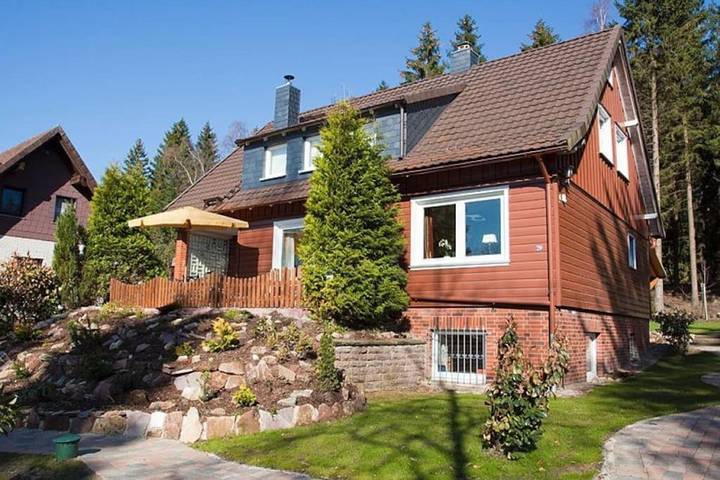 Ferienhaus für 10 Personen, mit Garten und Ausblick sowie Sauna in Goslar