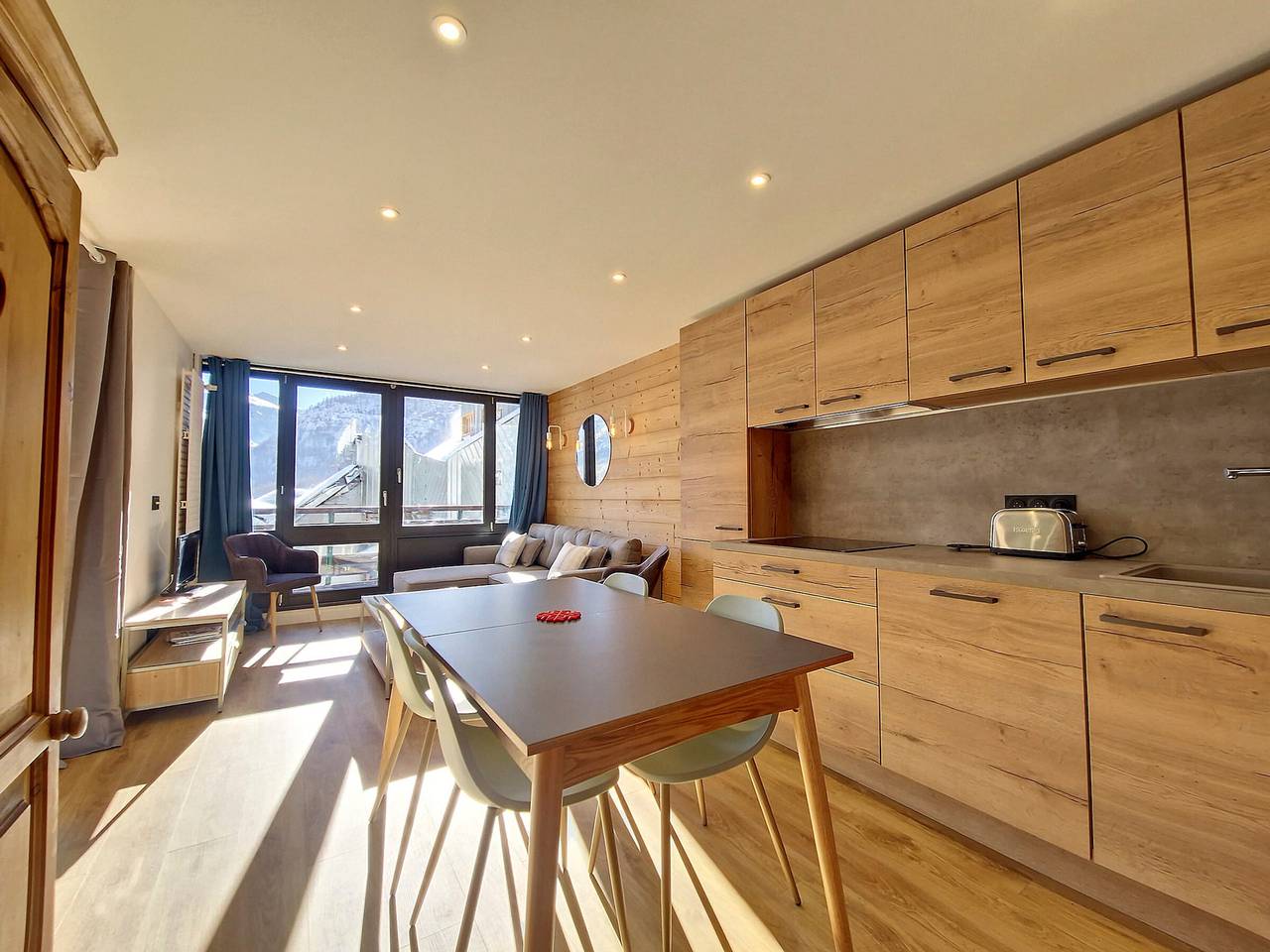 Ganzes Studio, Studio für 4-5 in Val-d'Isère, direkt an der Piste in Val-d'Isère, Nationalpark Vanoise