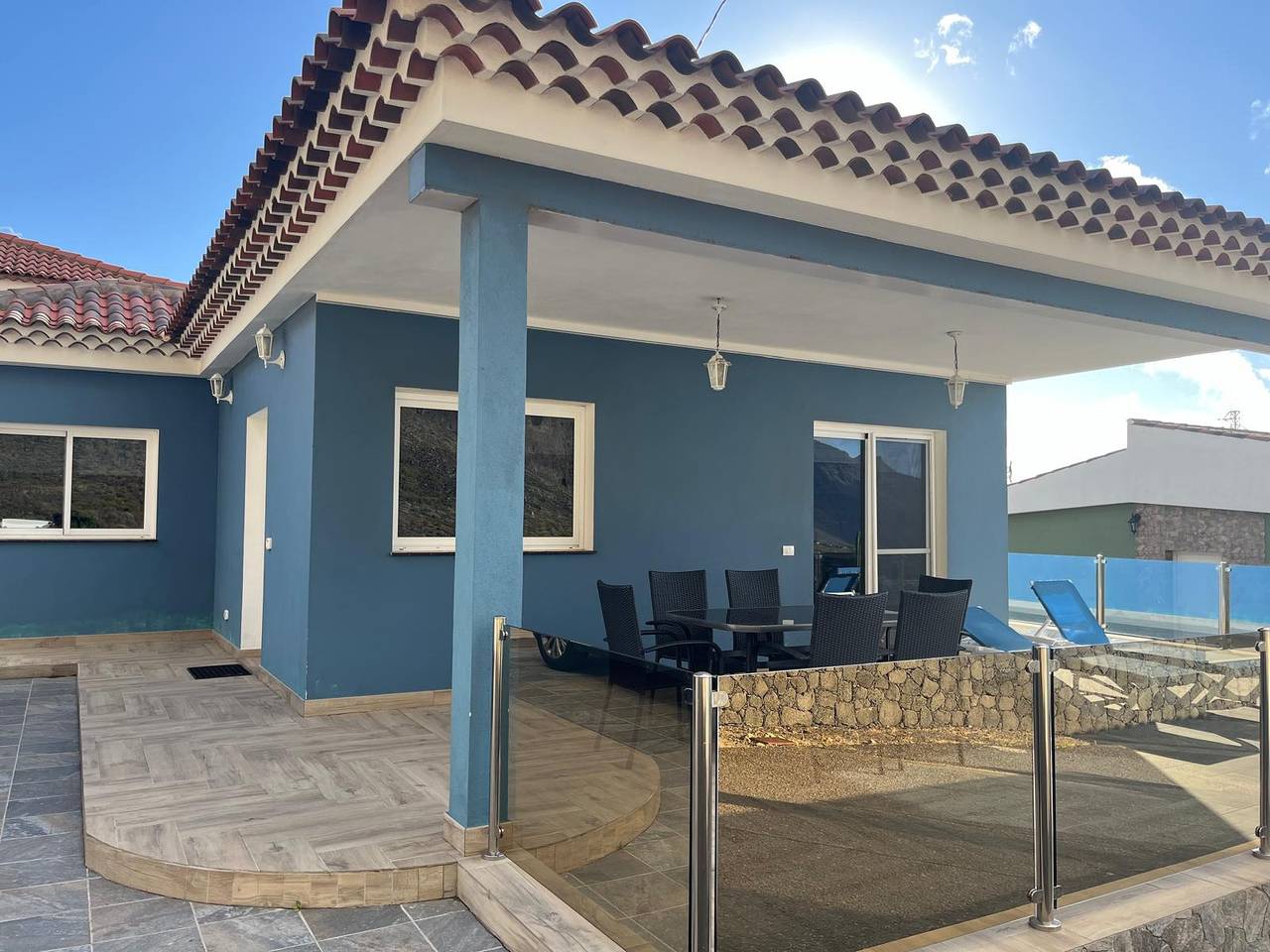 Casa vacacional 'Casa Mar Azul' con vistas al mar, terraza privada y Wi-Fi in Frontera pueblo (El Hierro), Frontera 
