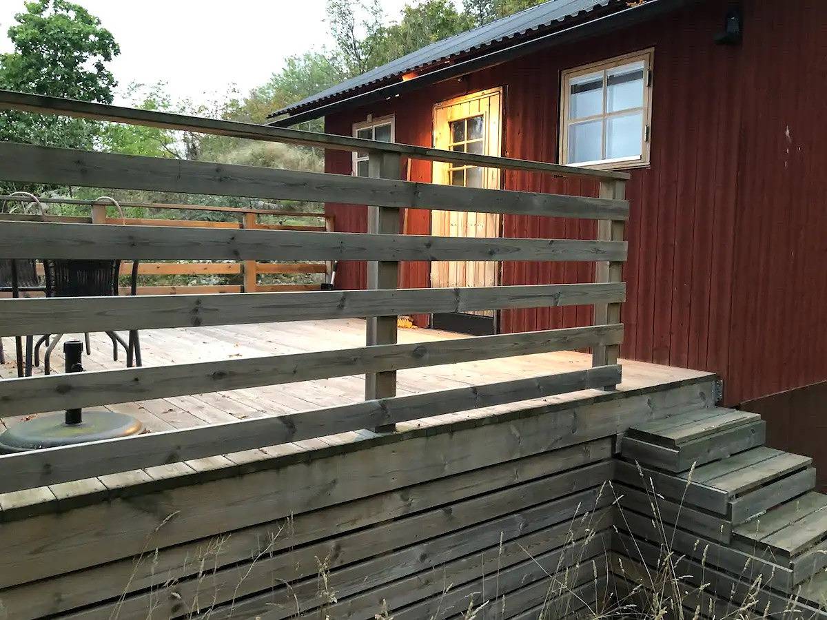 Mini-Ferienhaus mitten in Stockholm in Seelage in Schwedische Ostsee