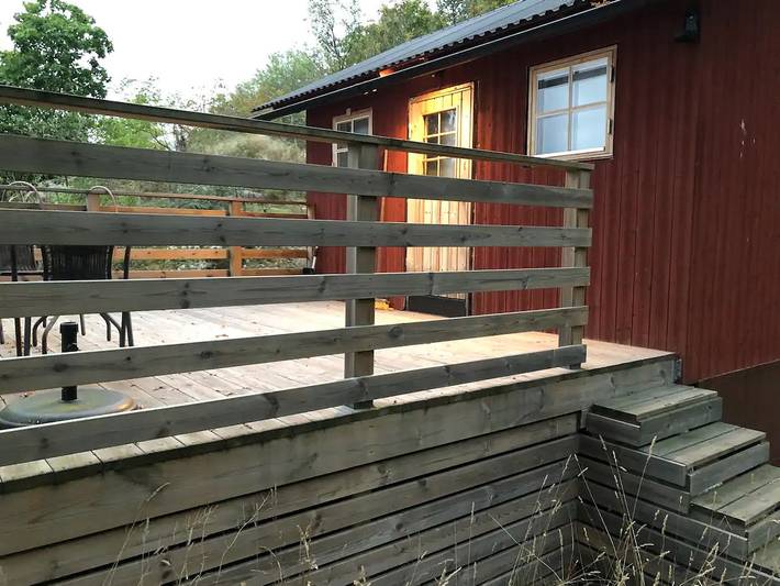 Strandhaus für 2 Personen, mit Garten und Seeblick in Schweden