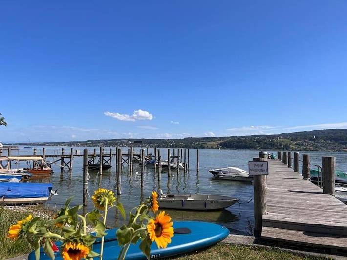 Ferienwohnung für 2 Personen, mit Balkon und Terrasse sowie Ausblick und Seeblick in Reichenau - 4