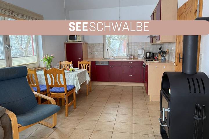 Ferienwohnung für 5 Personen, mit Terrasse und Garten sowie Sauna und Ausblick in Munkbrarup
