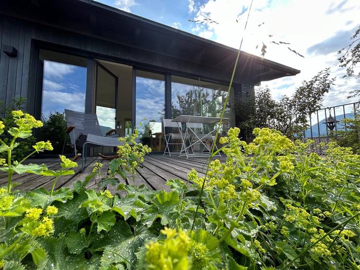 Guesthouse Paradies Samerberg - Ferienhaus mit Bergpanoramablick mit 1 Schlafzimmer in Samerberg, Bayerische Alpen