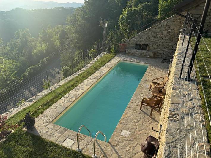 Villa per 8 persone, con Balcone e Terrazza nonché Giardino e Piscina a Ovada