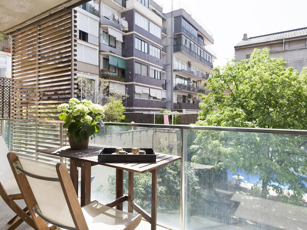Geheel vakantieappartement, Vakantieappartement voor 6 personen met balkon in Barcelona Centre, Barcelona