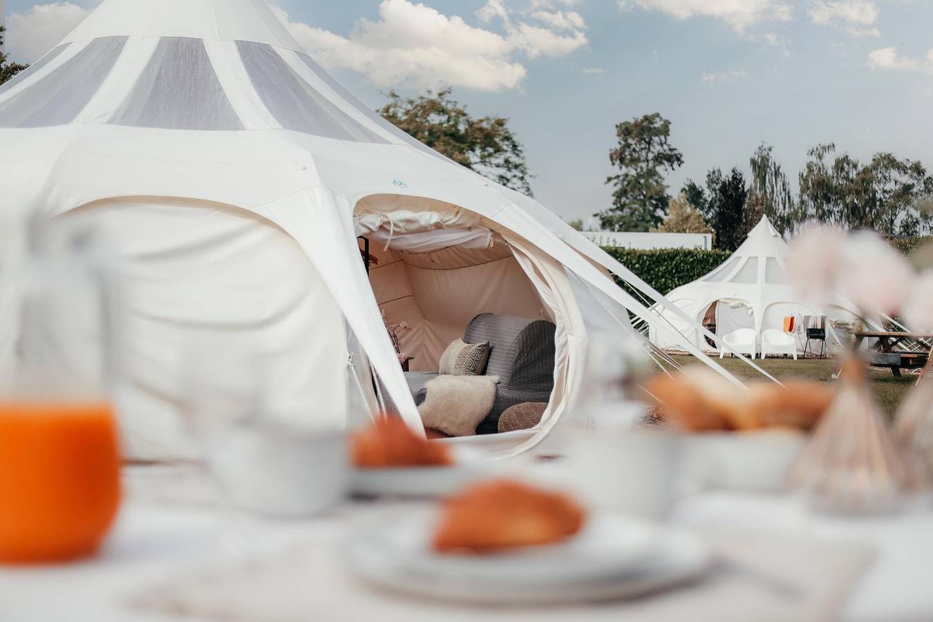 Recreatiepark De Achterste Hoef — Lotus Belle tent in Bladel, Noord-Brabant