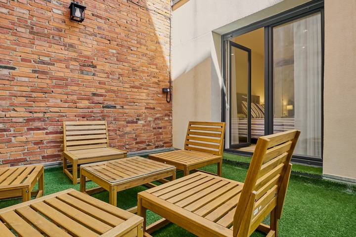 Gîte pour 6 personnes, avec balcon et vue sur le lac, adapté aux familles à León