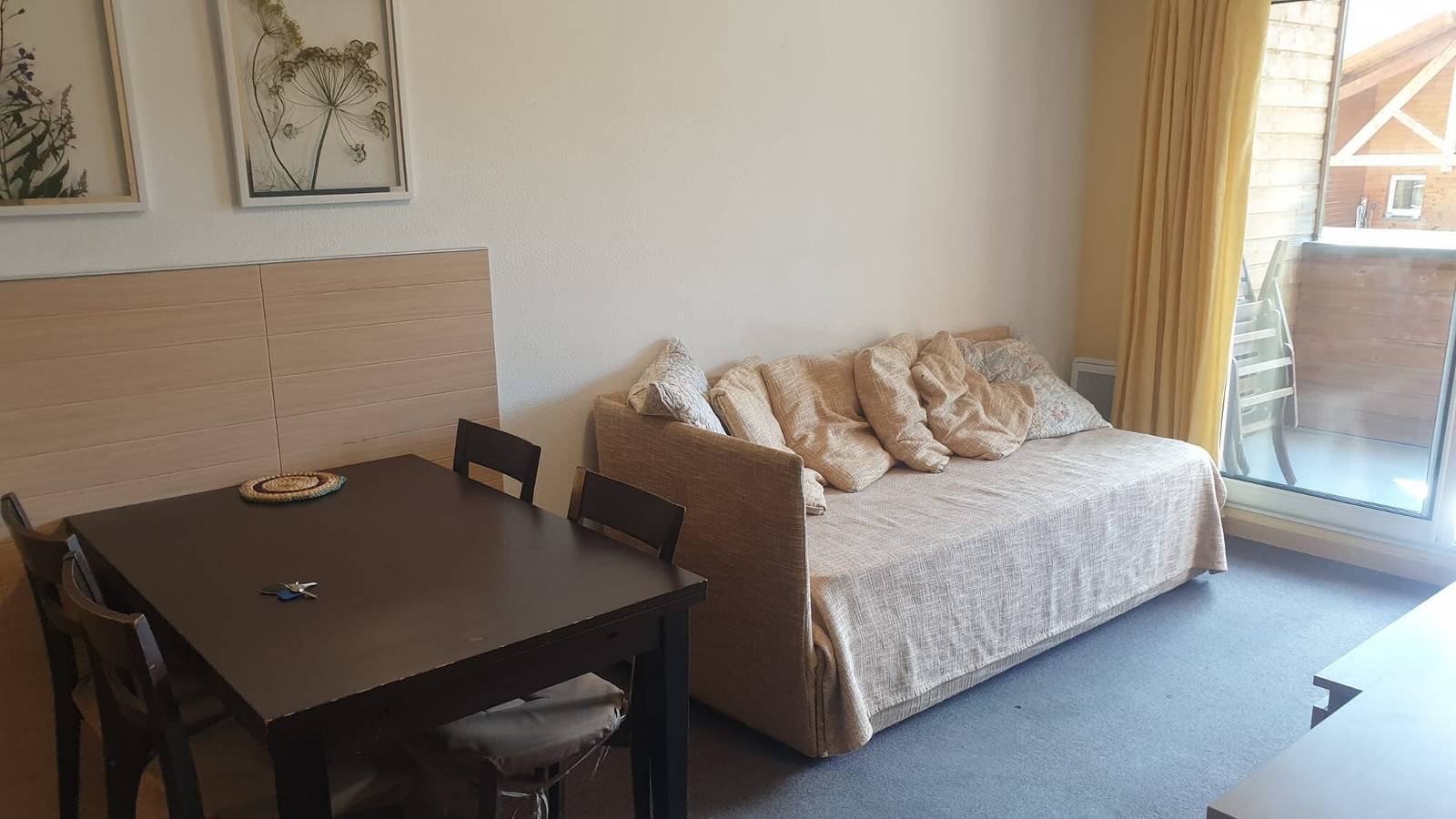 Apartamento entero, Apartamento 'Terrasses De Labrau - Res Piscina' con vistas a la montaña y balcón in La Foux d'Allos, Allos