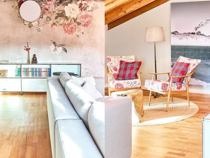 Ferienwohnung für 2 Personen, mit Balkon in Übersee