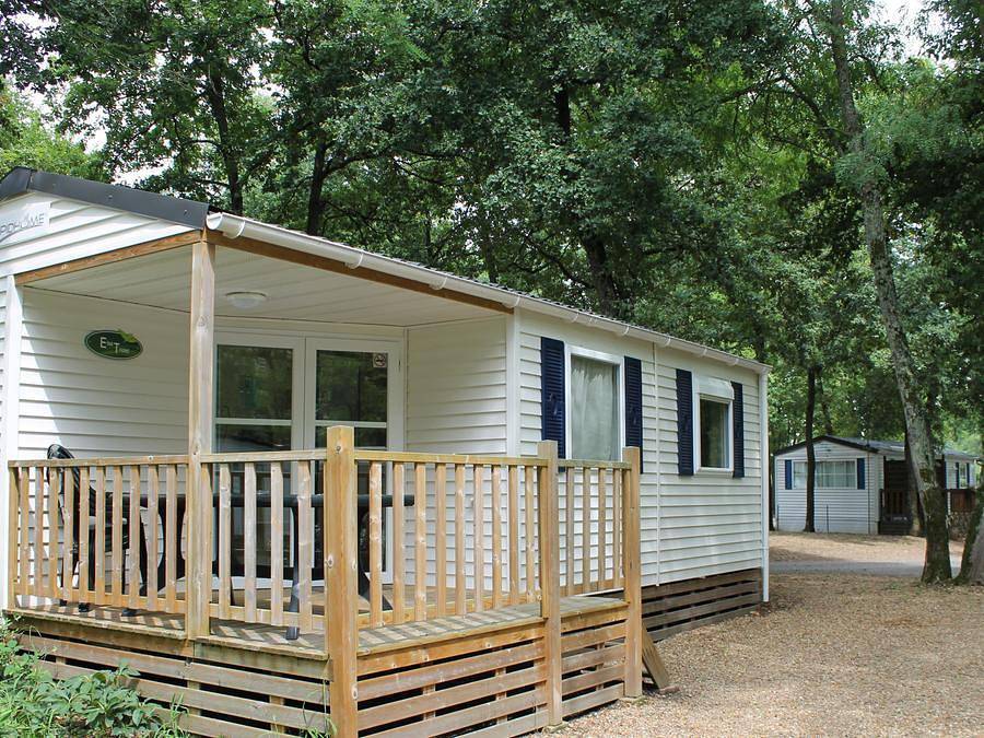 Camping Les Acacias - Mobile home 4 persons - Relaxing cottage in La Ville-aux-Dames, Tours region