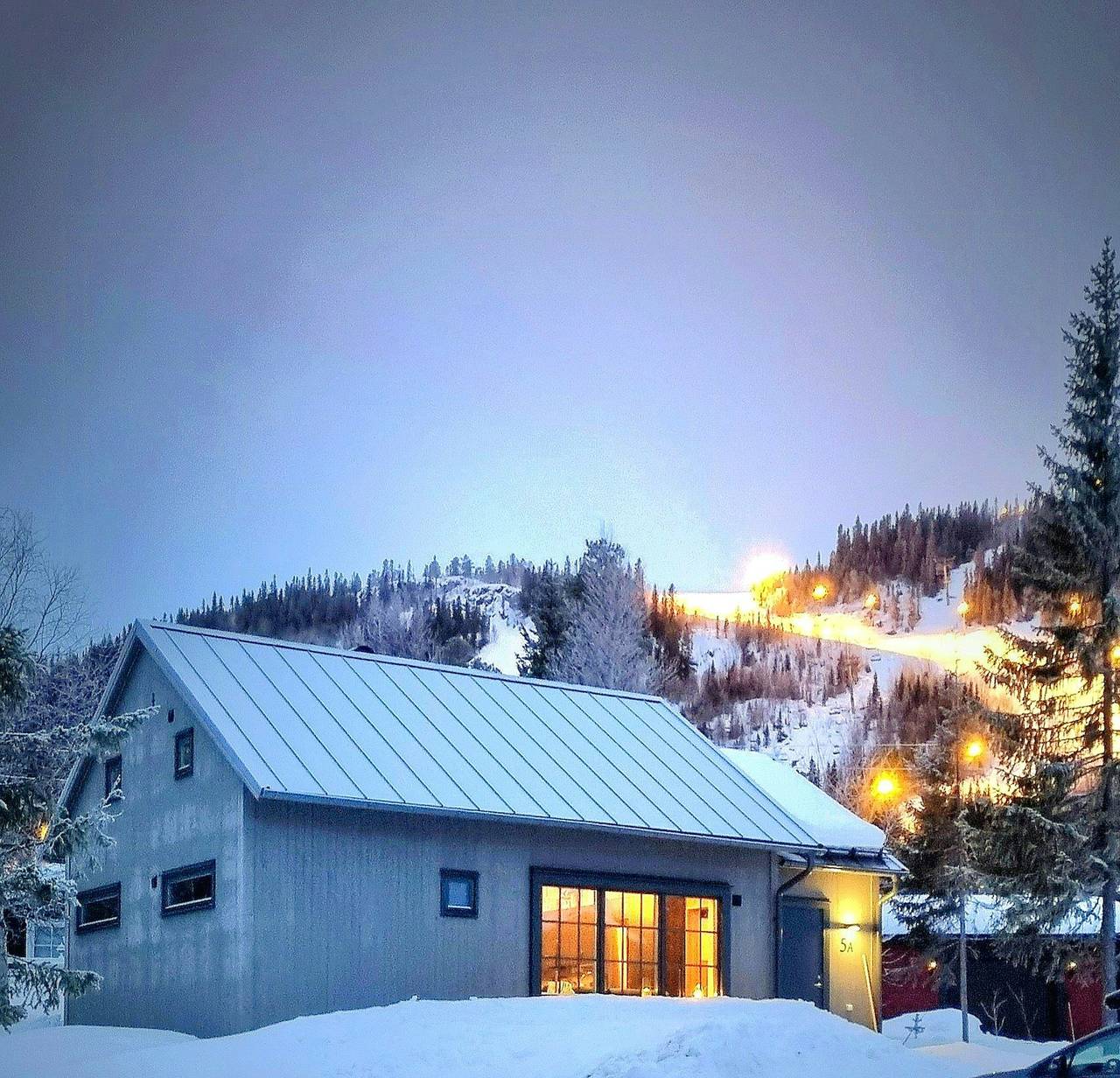 Moderne Berghütte mit Sauna in der Nähe von Klövsjö in Vemdalen, Jämtland