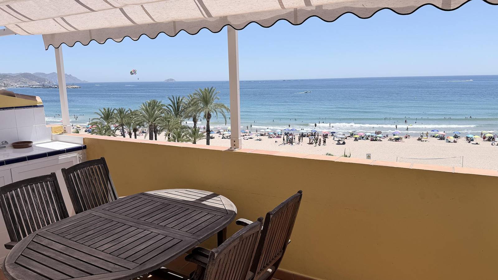 Geheel appartement, Vakantieappartement voor 4 personen met uitzicht op zee in Villajoyosa, Costa Blanca