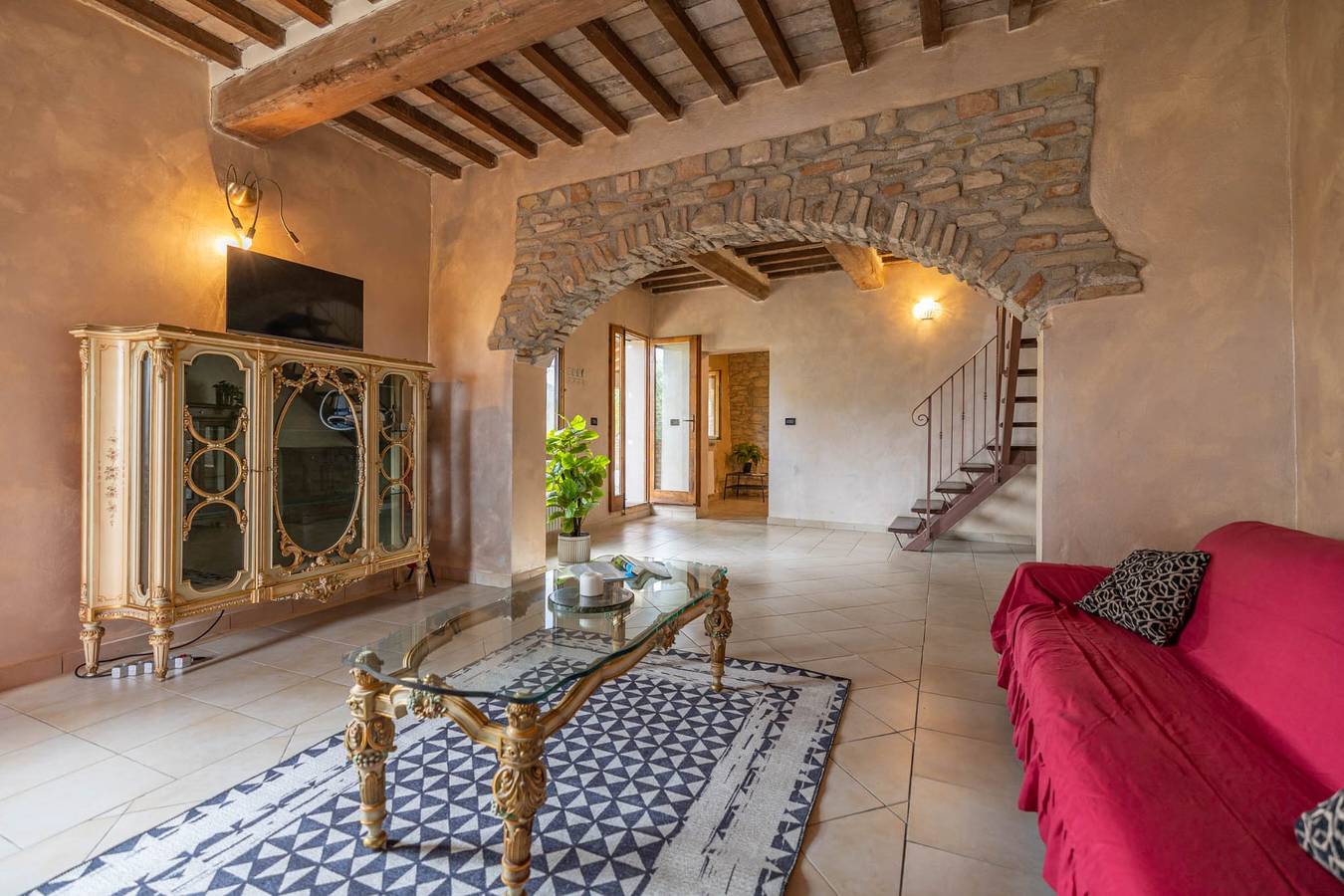 Villa 'Casale Mauri' with Sea View, Private Terrace and Wi-Fi in Montefiore Conca, Rimini provins