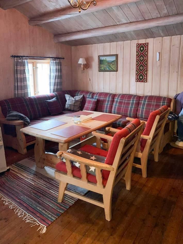 Traditionelle Hütte in Nøsterbølia in Uvdal, Nore og Uvdal