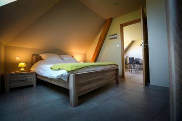 Gîte pour 4 personnes, avec sauna ainsi que jacuzzi et terrasse à Gueberschwihr