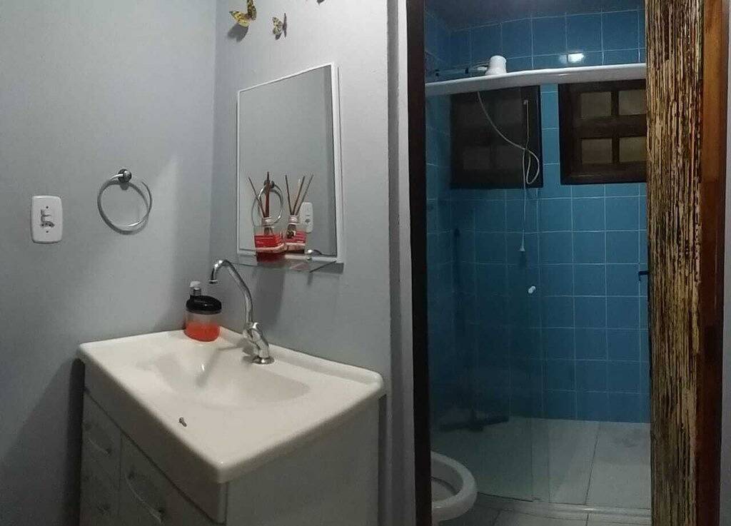 Massaguacu Strand, Oberhaus, Grillplatz, sauber und gemütlich in Caraguatatuba, Região Metropolitana do Vale do Paraíba e Litoral Norte