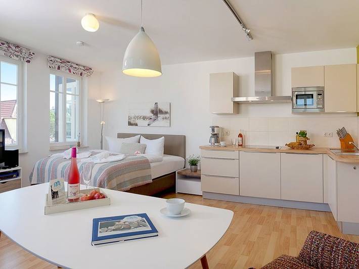 Ferienwohnung für 2 Personen, mit Balkon und Sauna sowie Garten in Ahlbeck - 3