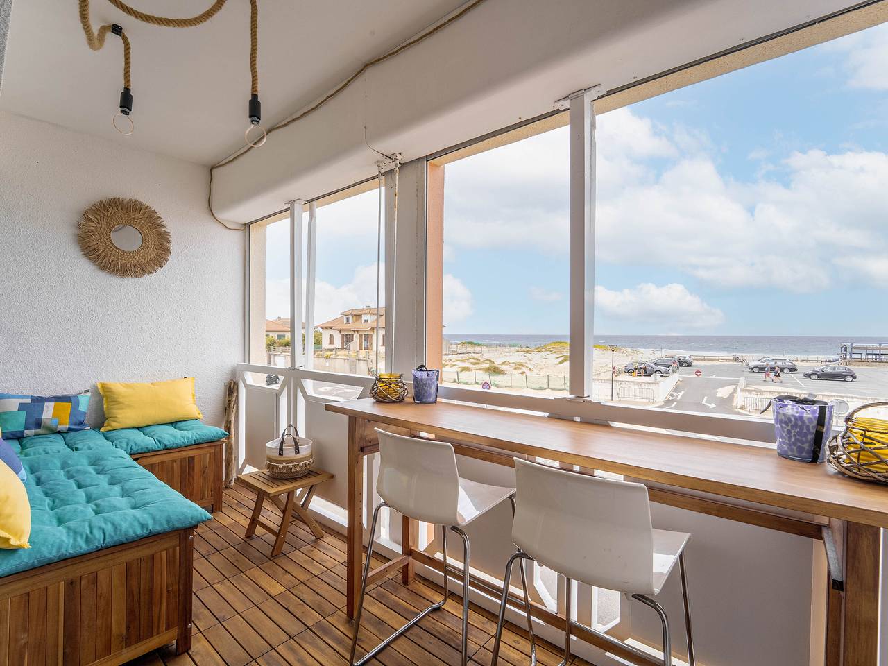 Ganze Wohnung, Meerblick-Wohnung in Mimizan - 4 Pers, Balkon & Parkplatz Inklusive in Mimizan Plage, Mimizan