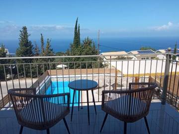 Villa für 2 Personen, mit Garten und Pool auf Lefkada