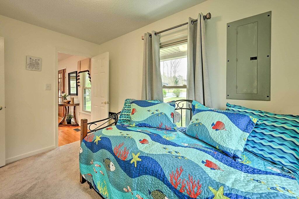 Dock & Kayaks: Lakefront Roanoke Rapids Home in Halifax County