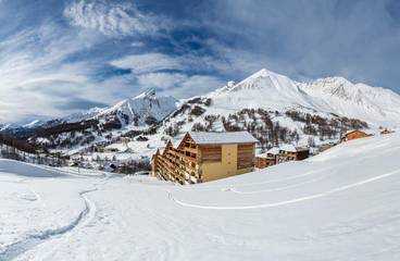 Gîte pour 6 personnes, avec balcon et sauna dans La Foux d'Allos